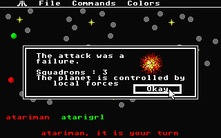 Galactic Empires atari screenshot